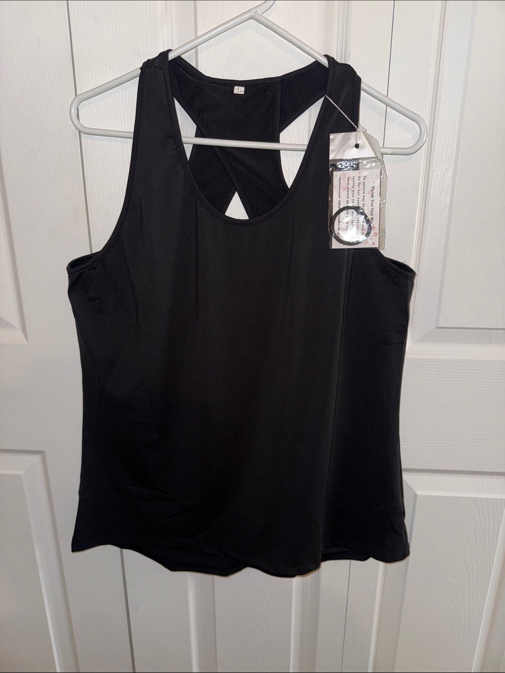 Black Women's Racerback Tank Top NEW